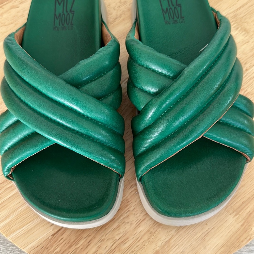 Miz Mooz Leather Slide Sandals - Marinella - Picture 3 of 8